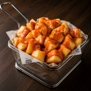 Patatas Bravas con Salsa